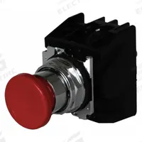 EATON Hazardous Location Push Button: 30 mm, Metallic, Mushroom Head Profile, 2NO/2NC (MPN 10250T711R). Key specifications — Manufacturer Part Number: 10250T711R; Product Type: Push Button Operators; Series: 10250T; Brand: EATON; AC Contact Rating: 10 A @ 600 V; Action: Momentary; DC Contact Rating: 2.5 A @ 250 V; Operator Illumination: Non-Illuminated.