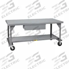 LITTLE GIANT Workbench: Fixed Ht, Steel, 60 in x 36 in, 3,600 lb Overall Load Capacity, Gray (MPN WW3660-HD-6PHFL). Key specifications — attr648202: LITTLE GIANT.