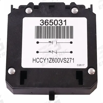 YORK Auxiliary Contactor: Mfr Part # S1-024-35799-000 - Replacement HVACR Controls, Switches & Thermostats