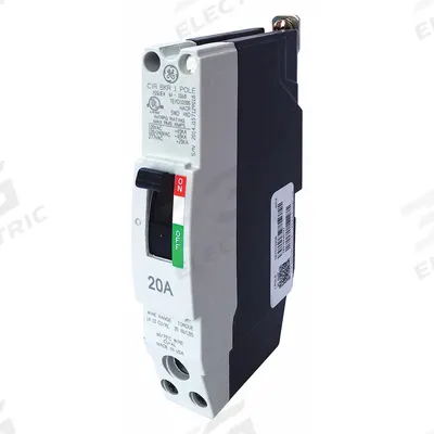 GE Molded Case Circuit Breaker: 20 A Amps, 35kA at 277V AC, Fixed, Lug - TEY-Frame GE Molded Case Circuit Breakers