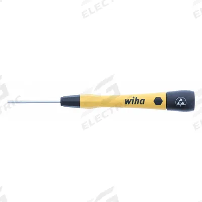 WIHA ESD-Safe Precision Torx Screwdriver: ESD Safe PicoFinish, Std Lg, Torx Tip - ESD-Safe Precision Torx Screwdrivers