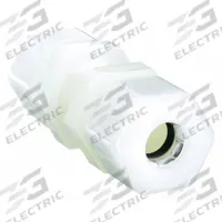 PARKER Compression Fitting Union: Union, Bulkhead, 1/4 in OD x 1/4 in OD Size, Nylon (MPN N4BU4). Key specifications — Brand: PARKER.