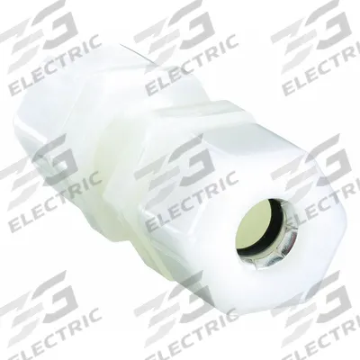 PARKER Compression Fitting Union: Union, Bulkhead, 1/4 in OD x 1/4 in OD Size - General Purpose Nylon Compression Fittings
