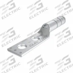 Compression Lug: For 4 AWG, Stranded Wire, 1/4 in Stud Size, Long, Copper Barrel (MPN YAZV4C2TC14FX). Key specifications — Inspection Hole: Yes; For Wire Type: Stranded; For Wire Sizes: 4 AWG; Brand: BURNDY; Manufacturer Part Number: YAZV4C2TC14FX.