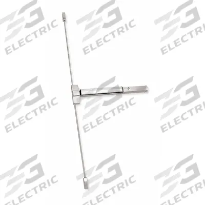 ASSA ABLOY ACCENTRA Surface Vertical Rod: 36 in Max Door Wd - Surface Vertical Rod Push Bars