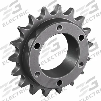 TSUBAKI Sprocket: For 50 Chain, 18 Teeth, 3.599 in Pitch Dia, 3.92 in Outside Dia - Size 50 Bushed-Bore Roller Chain Sprockets