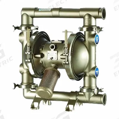 GRACO Food Grade AODD Pump: Stainless Steel, 2 in, Tri-Clamp, 100 gpm - FDA-Compliant AODD Pumps