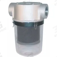 SOLBERG T-Style Inlet Vacuum Filter: 5 micron Rating, 99% Efficiency, 13 1/2 in Outside Dia (MPN ST-235P-400C). Key specifications — attr101190: ST-235P-400C; attr101197: 2EPU6; attr101198: 2EPU6; attr101207: Carbon Steel; attr101193: SOLBERG.