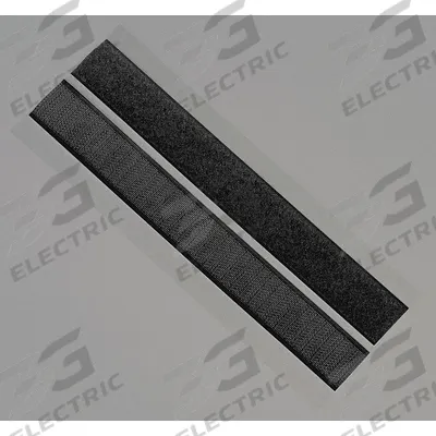 APPROVED VENDOR Hook-and-Loop Fastener: Strip, 1 in Overall Wd, 6 in Overall Lg, Hook-and-Loop - Pre-Cut Strips