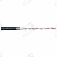 CHAINFLEX Data Cable: 24 AWG, 5 Conductors, Order by the Foot, PUR Jacket, 300 V (MPN CF112-02-05-02). Key specifications — attr1141190: Copper; attr1141193: Shielded Twisted Pair; attr1141160: 5 x OD; attr1141165: 8 x OD; attr1141168: No; attr1141174: 10 x OD; attr1141159: Notch Resistance; attr1141182: UL Listed.