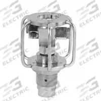 MOSMATIC Surface Cleaner: 3 in Cleaning Path, 3/8 in Inlet Dia, NPTF, Stainless Steel, 2 Nozzles (MPN 81.506). Key specifications — Inlet Gender: NPTF; Brand: MOSMATIC; Housing Material: Stainless Steel.