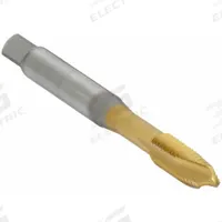 OSG Spiral Point Tap: #10-24 UNC, H5 / 2B-3B, 3 Flute, Plug Chamfer, TiN Coated Cobalt (MPN 1101509305)