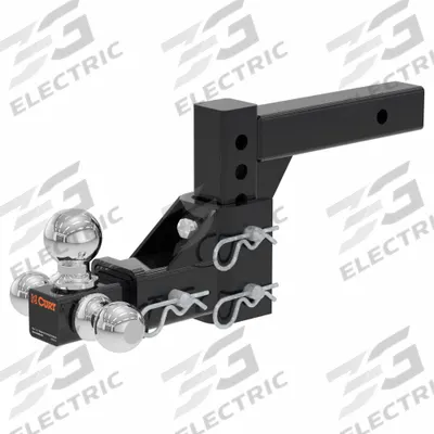 CURT Towing Ball Mount: IV, 2 in_1 7/8 in_2 5/16 in Ball Dia, Ball Mount Ball Mount - Ball Mount Kits
