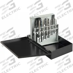 APPROVED VENDOR Drill Bit and Tap Set: 13 Pc, #4-40 to 1/4"-20 Taps, #21/#25/#29/#36/#43/#7 Drill (MPN 5PXJ0). Key specifications — attr1300596: Straight Flute.