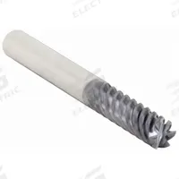 WIDIA HANITA Square End Mill: Carbide, AlTiN Coated, 6 Flute, 5/8" Mill Dia, 2-3/16" LOC, 5" OAL (MPN TM7S2516006)