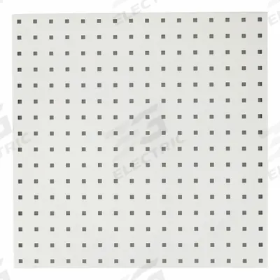 TRITON PRODUCTS Pegboard Panel: Square, 3/8 in Peg Hole Size, 24 in x 24 in x 9/16 in, Steel - Square-Hole Pegboard Panels