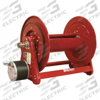 REELCRAFT Electric Motor Driven Hose Reel: 325 ft (1/2 in I.D.), 1,000 psi Max Op Pressure, Iron (MPN EA32118 L12D). Key specifications — Motor Type: Magnetic; Swivel Material: Iron; Hose Capacity: 325 ft (1/2 in I.D.); Overall Dimensions: 17-3/4 in L x 29-5/8 in W x 20-1/4 in H; Brand: REELCRAFT.