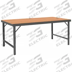 DURHAM MFG Work Table: Adj Ht, Hardboard, 72 in x 36 1/4 in, 2,000 lb Overall Load Capacity (MPN WBF-TH-3672-95). Key specifications — Brand: DURHAM MFG; Unit Type: Not Expandable or Modular.