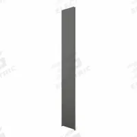 HADRIAN Pilaster: Stainless Steel, Powder-Coated, Slate, 82 in Ht, 23 in Wd, 1 1/4 in Thick (MPN 541023-621). Key specifications — Door Swing: Left Hand In/Right Hand Out; Brand: HADRIAN; Color: Slate; Finish/Texture: Powder-Coated.