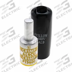 POLARIS Compression Pin Terminal: 400 kcmil Pin Size, Straight Pin Orientation (MPN PTS600). Key specifications — Brand: POLARIS; For Conductor Material: Aluminum.