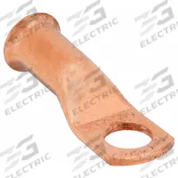 WESTWARD Lug: Crimpable Side Terminal, Crimp/Solder, Copper, 1 ga, 3/8 in Stud Size, Straight (MPN 23YY99). Key specifications — Shape: Straight; Raised Pads: No; Lug Type: Crimpable Side Terminal; Contact Material: Copper; Gauge: 1 ga; Stud Size: 3/8 in; Brand: WESTWARD.