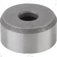 KIPP Counterbored Insert w/Diamond Face: 25 mm Dia, 6.6 mm Bore Dia, 12 mm Ht, Abrasive Grit (MPN K0385.125125). Key specifications — Brand: KIPP.