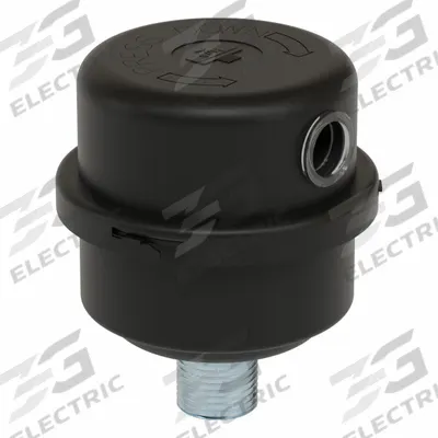 SOLBERG Filter Silencer: 3/8 in Inlet Size, 8 scfm, 3.56 in Overall Ht - Air Compressor Intake Filters & Silencers