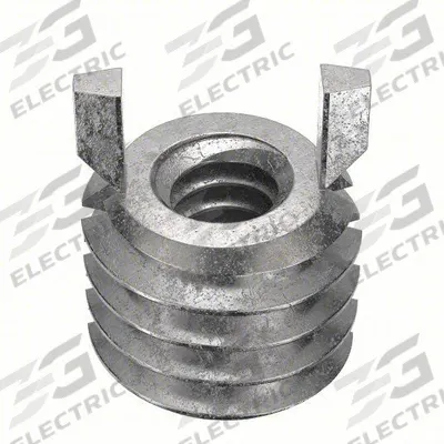 APPROVED VENDOR Key Locking Insert: Thin Wall, 4 Keys, M12x1.75 Int Thrd Sz, M16x1.5 Ext Thrd Sz - Stainless Steel Key-Locking Inserts