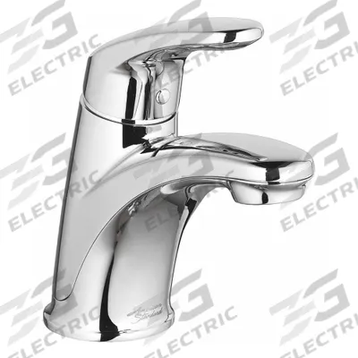 AMERICAN STANDARD Mid Arc Bathroom Faucet: Colony Pro, Metal, Chrome Finish, 1.2 gpm Flow Rate - Single-Post Handle Bathroom Faucets