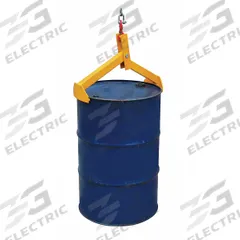 DAYTON Drum Lifter: 2 Grip Points, For 55 gal/85 gal Drum Capacity, Metal, 1,000 lb Wt Capacity, Rim (MPN 12R543). Key specifications — Color: Yellow; For Drum Material: Metal; Grip Location: Rim; Material: Steel; Brand: DAYTON.