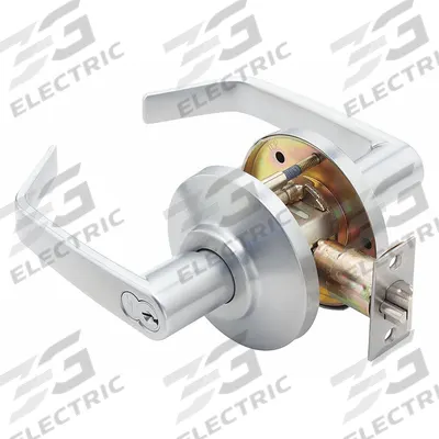 BEST Door Lockset: Office Lever Locksets, Chrome, ADA Compliant