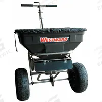 WESTWARD Manual Walk-Behind Spreader: Snow Removal and De-Icing, 125 lb Capacity, Stainless Steel (MPN 4UHD2). Key specifications — Brand: WESTWARD; Frame Material: Stainless Steel; Spread Width - Maximum: 12 ft.