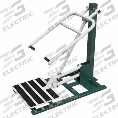 TRIACTIVE USA Squat Press Machine: Beige/Green, Outdoor (MPN SQAT) - Outdoor Fitness Stations