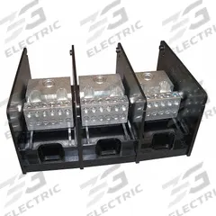 MERSEN Power Distribution Block: Open, Lug, Lug, 6 AWG – 350 kcmil For Line Side Wire Sizes (MPN MPDB69153). Key specifications — attr1361688: Surface; attr1308686: MERSEN; attr1361672: Aluminum.