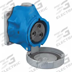 HUBBELL Pin and Sleeve Receptacle: Blue, 220 to 240V AC/250V AC, Single Phase, 30 A_32 A, 2 Pole (MPN HBLS330R6W). Key specifications — Brand: HUBBELL; Voltage Rating: 220 to 240V AC.