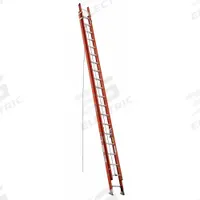 WERNER Extension Ladder: 40 ft Ladder Size, Fiberglass, 300 lb Load Capacity, 89 lb Wt, 2 Sections (MPN D6240-2). Key specifications — Color: Orange; Brand: WERNER; Included Features: Mar-Resistant End Caps; Removable Fly: Removable.
