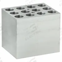 BENCHMARK SCIENTIFIC Digital Dry Bath Block: Aluminum, 3 in Overall Wd, 3 3/4 in Overall Lg, 15 mL (MPN BSW15). Key specifications — Product Type: Dry Bath Block; Material: Aluminum; Volume Capacity: 15 mL; Brand: BENCHMARK SCIENTIFIC.