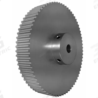 Dayton Timing Pulley: Modified Curvilinear, Fixed, For GT Timing Belt Section - GT Section Fixed-Bore Timing Pulleys with Hub