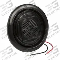 GROTE Vehicle Backup Alarm: Selectable, Dual-Tone, 102 dB Max Sound Level, 12-24V DC, 4 3/16 in Wd (MPN 73420). Key specifications — Alarm Tone Type: Dual-Tone; Mount Type: Grommet; Connector Type: Blunt Cut; Brand: GROTE; SAE Type Rating: Type F; Operating Voltage: 12-24V DC.