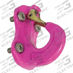 RUD CHAIN Excavator Hook: 14,770 lb Working Load Limit, 100 Hook Grade, Steel, 8 1/16 in Overall Lg (MPN 8502238). Key specifications — attr984695: Pink; attr984692: RUD CHAIN; attr1028223: Deformation.