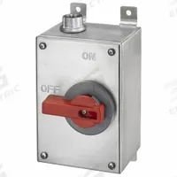 HUBBELL Enclosed Disconnect Switch: Non-Fusible, 30 A, Three Phase, 600V AC, 304 Stainless Steel (MPN HBLDS3SSVFD). Key specifications — Environment: Indoor/Outdoor; Phase: Three; Handle Color: Red; Housing Material: 304 Stainless Steel; Standards: UL Listed; Brand: HUBBELL; For Environment: Indoor & Outdoor Rated; Product Features: VFD Compatibility.