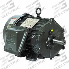 U.S. MOTORS General Purpose Motor: Flange Mount, Totally Enclosed Fan Cooled, 25 hp, 400V AC/460V AC (MPN CD25P1FS). Key specifications — Brand: U.S. MOTORS; Nameplate Voltage @ 60 Hz: 460V AC; Full Load Current @ 60 Hz: 28.8 A; Nameplate RPM @ 60 Hz: 3,560 RPM; Motor Enclosure: TEFC.