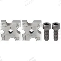 DEWALT 3/8 in Replacement Cutting Die: For 39RV88/39RW27, 3 Pieces (MPN DCS35038). Key specifications — attr536556: DCS35038; attr555128: 39RW27; attr555141: Upper and Lower Set Screws; attr555149: 3/8 in Replacement Cutting Die.