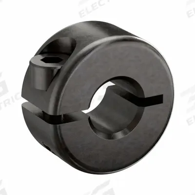 RULAND MANUFACTURING Shaft Collar: 1-Piece, Metric, Round, Clamp-On, 7 mm Bore Dia - Steel Shaft Collars