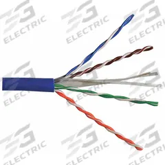 CAROL Category Cable: 1,000 ft Cable Lg, 23 AWG, Plenum, Blue, PVC, Std, CP6.30.07, 6, Unshielded. Key specifications — Conductor Gauge: 23 AWG; Jacket Material: PVC; Brand: CAROL; Pairs Separation: Standard.