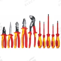 KNIPEX Insulated Tool Kit: Insulated, 10 Total Pcs, Drivers and Bits/Pliers, Tool Case (MPN 9K 98 98 30 US). Key specifications — attr541600: (1) Diagonal-Cutting Pliers; attr541603: None; attr541599: None; attr541604: None; attr541515: KNIPEX; attr548994: (1) Square Screwdriver.