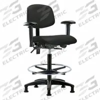 Ergonomic Chair: Vinyl, Arms Included, Ht Range 25 in to 34 1/2 in, 18 1/2 in Seat Wd, 17 in Seat Dp (MPN BR-VHBCH-RG-T0-A1-CF-RG-8540). Key specifications — Foot Support: Yes; Back Tilt Backward: 13.5°; Back Tilt Forward: 10.5°; Base Material: Nylon; Brand: APPROVED VENDOR; Product Type: Ergonomic Chair; ESD-Safe: Not ESD Safe.