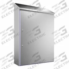 RITTAL Sloped Top Enclosure: 304 Stainless Steel, 48 in x 31 in x 12 in, NEMA 1/12/13/3/3X/4/4X (MPN 1316600). Key specifications — Brand: RITTAL; Closure Method: 1/4-Turn Latch; Enclosure Material: 304 Stainless Steel; Knockouts: Not Included.