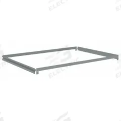 TENNSCO Shelf: 36 in x 36 in, 600 lb Load Capacity, Gray, Shelf (MPN ZAES-3636). Key specifications — Includes: (4) Beams; Shelf Configuration: Single Straight; Color: Gray; Frame Material: Steel; Brand: TENNSCO; Frame Finish: Zinc Plated; Product Type: Shelf.