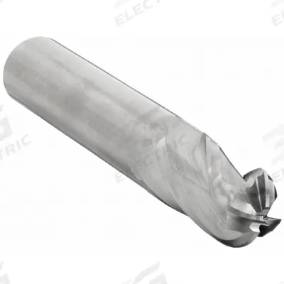 CLEVELAND Ball End Mill: Carbide, 4 Flute, 9/16" Mill Dia, 1-1/4" LOC, 3-1/2" OAL (MPN C63565) - Carbide Ball End Mills for Aluminum